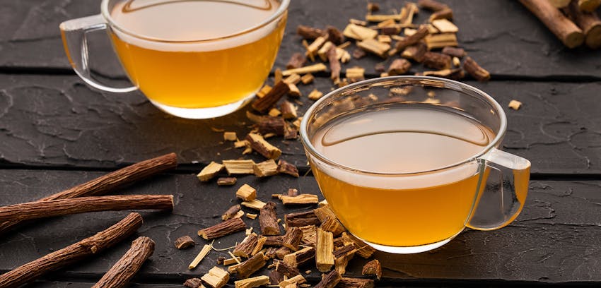 Best foods for colds - liquorice tea