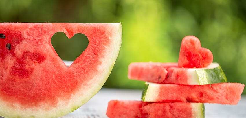 What to get someone who doesn’t like chocolate for Valentine’s Day - Watermelon hearts