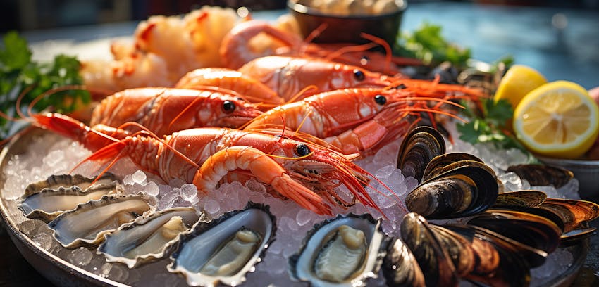 Best foods for stress - shellfish