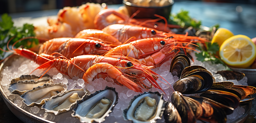 Best foods for stress - shellfish