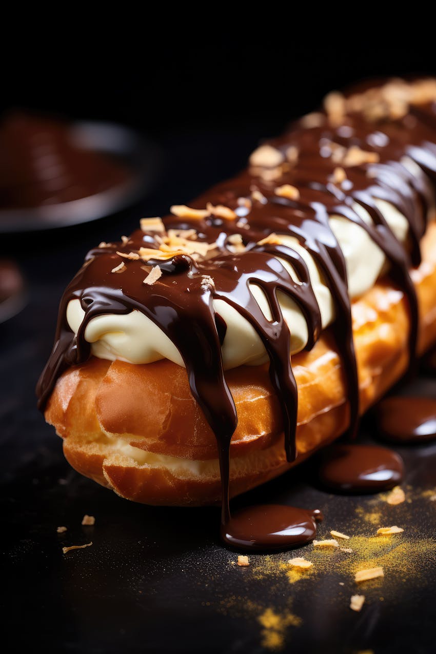 The different types of pastry - choux eclair