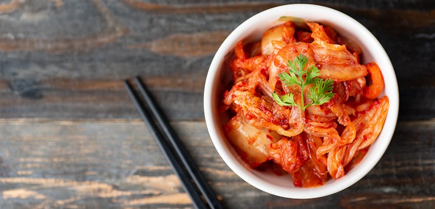 The 4 Ks - food and drink for gut health - kimchi