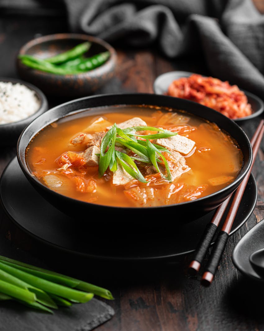 The 4 Ks - food and drink for gut health - kimchi soup