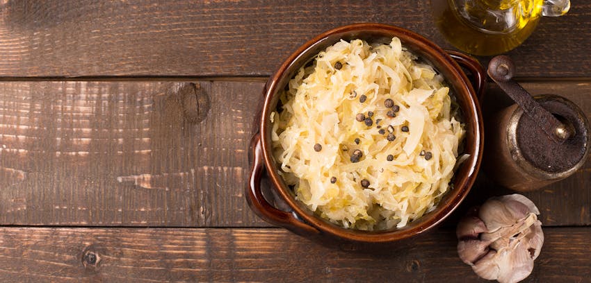The 4 Ks - food and drink for gut health - sauerkraut