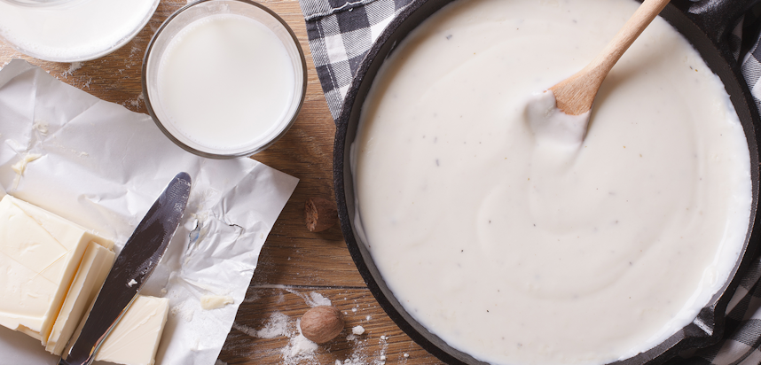 Basic sauces for cooking - bechamel sauce Basic sauces for cooking - bechamel sauce