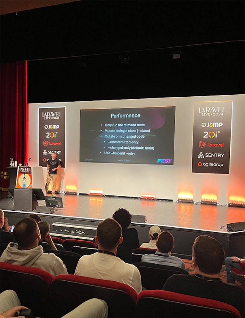 Erudus out and about: May and June 2024 - Laravel Live talk at conference