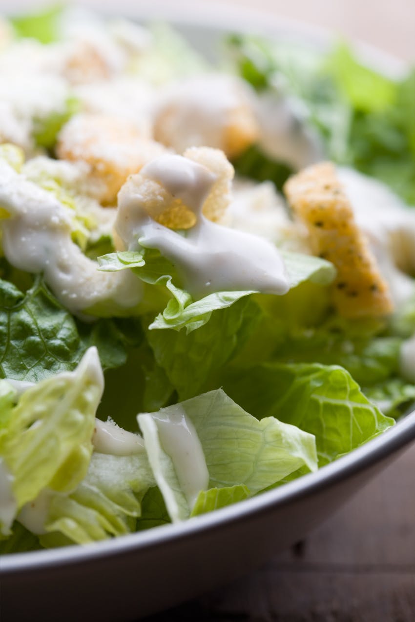 What does a real Caesar salad contain?  Caesar salad ingredients