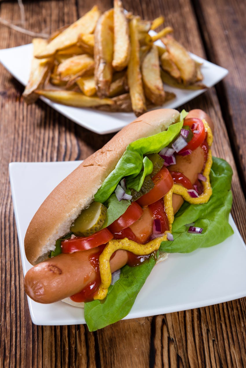 Best hot dog toppings - hot dogs with low-fat toppings
