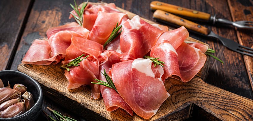 Cured meats list - prosciutto