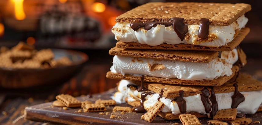 Easy things to cook over a fire - smores