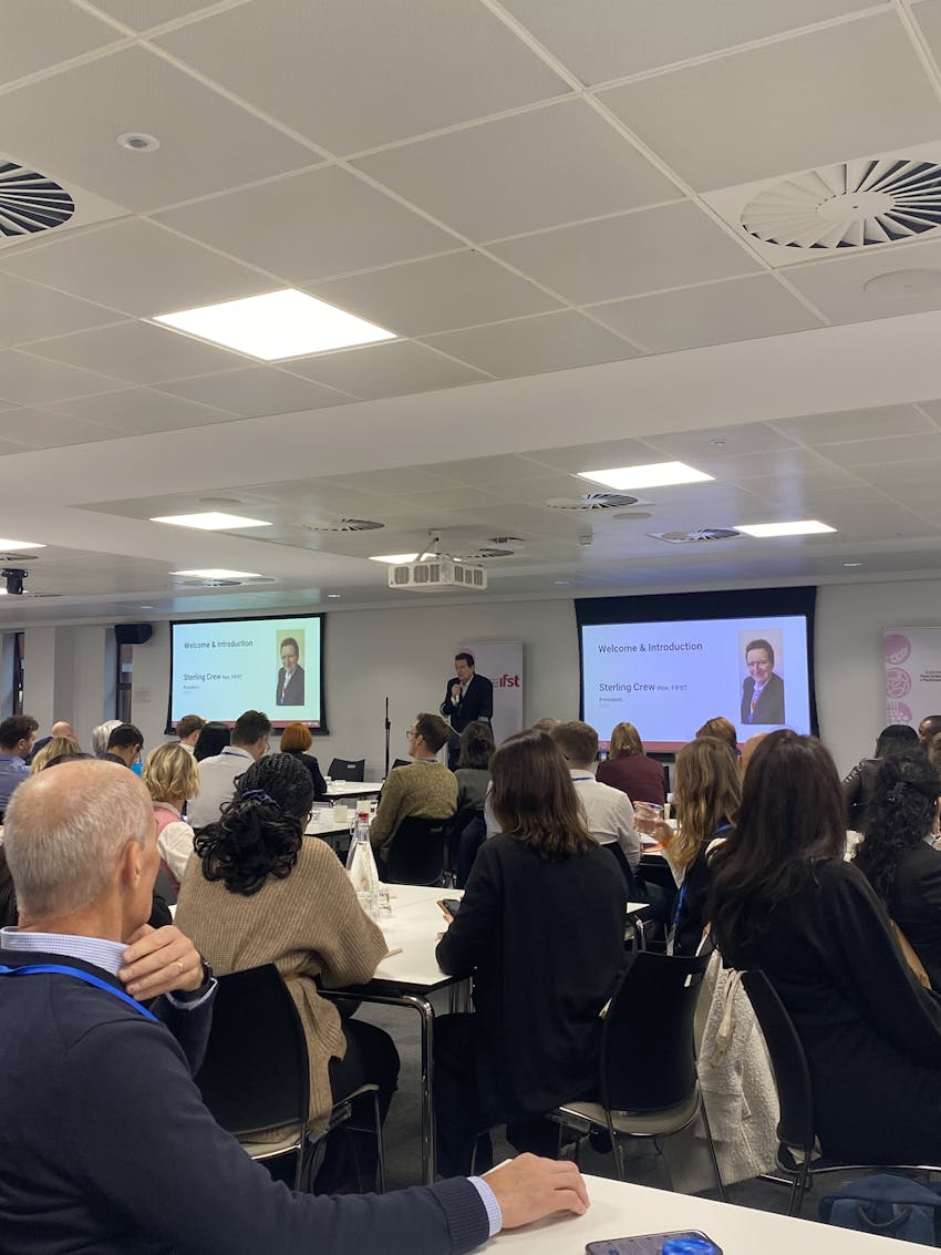 Erudus Out & About: September & October 2024 - IFST (Institute of Food Science and Technologies) Autumn Conference Presentation