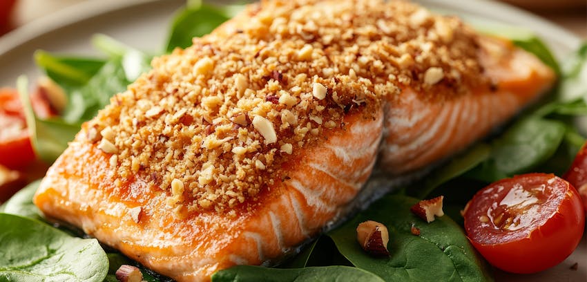 Tips for a low carb diet  - try a nut  crust