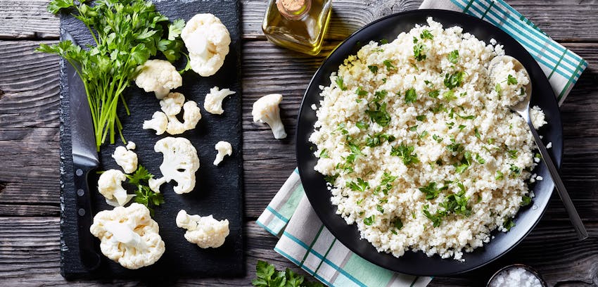 Tips for a low carb diet  - try cauliflower rice