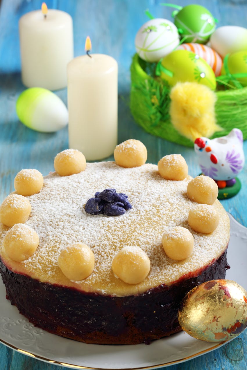 What are traditional Easter foods?  Simnel cake