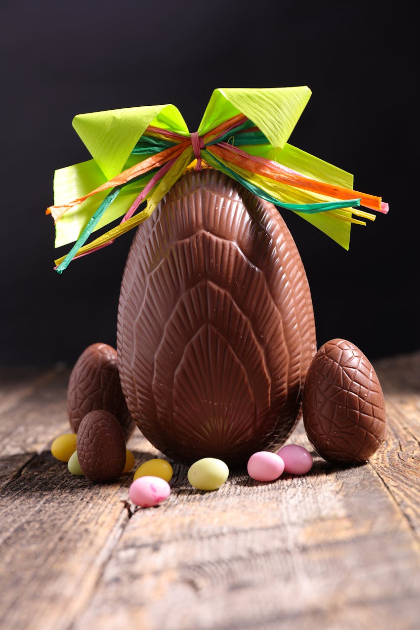 What are traditional Easter foods?  Chocolate Easter egg