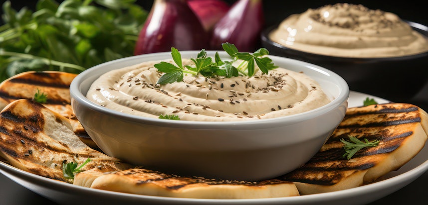 What are different kinds of dips? Baba ghanoush