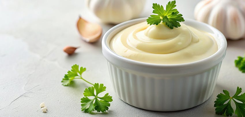 What are different kinds of dips? Garlic mayo
