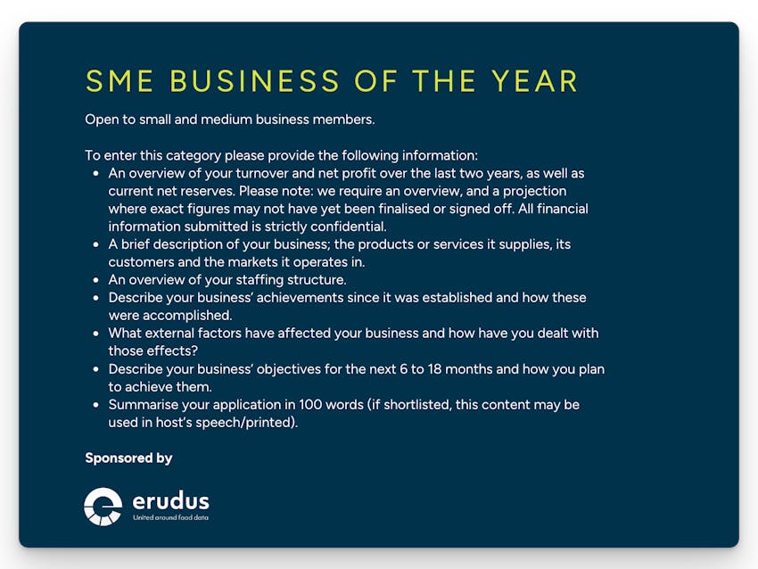 SME Business of the year