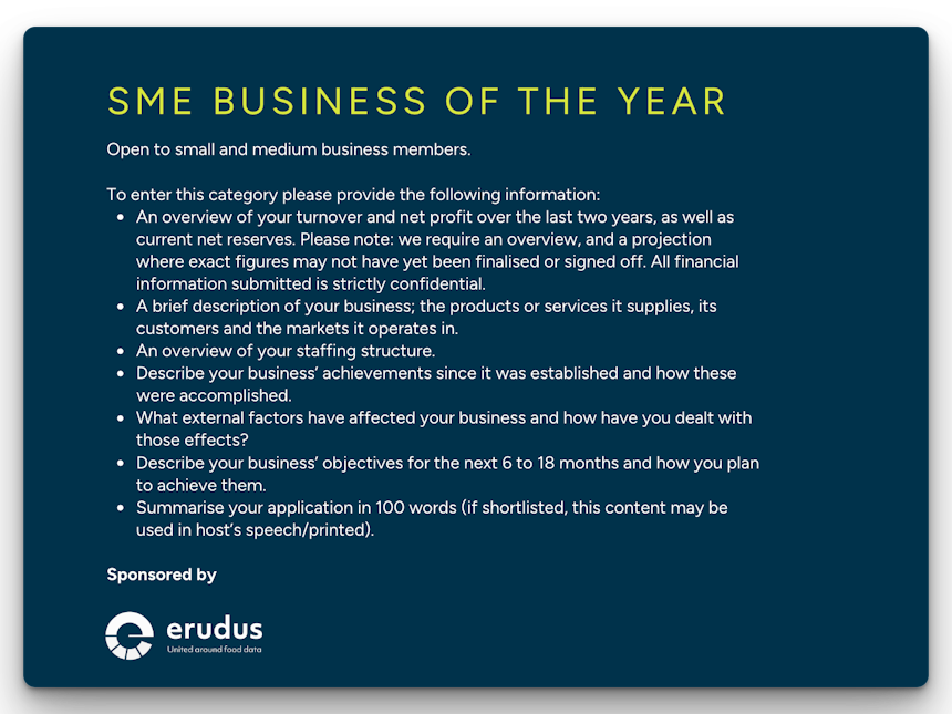 SME Business of the year