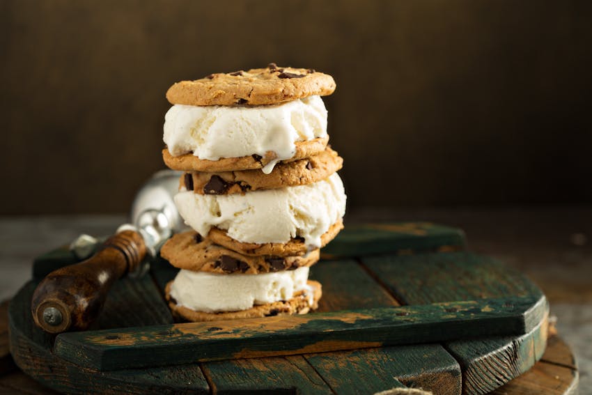 Best ice cream foods - Ice cream sandwich