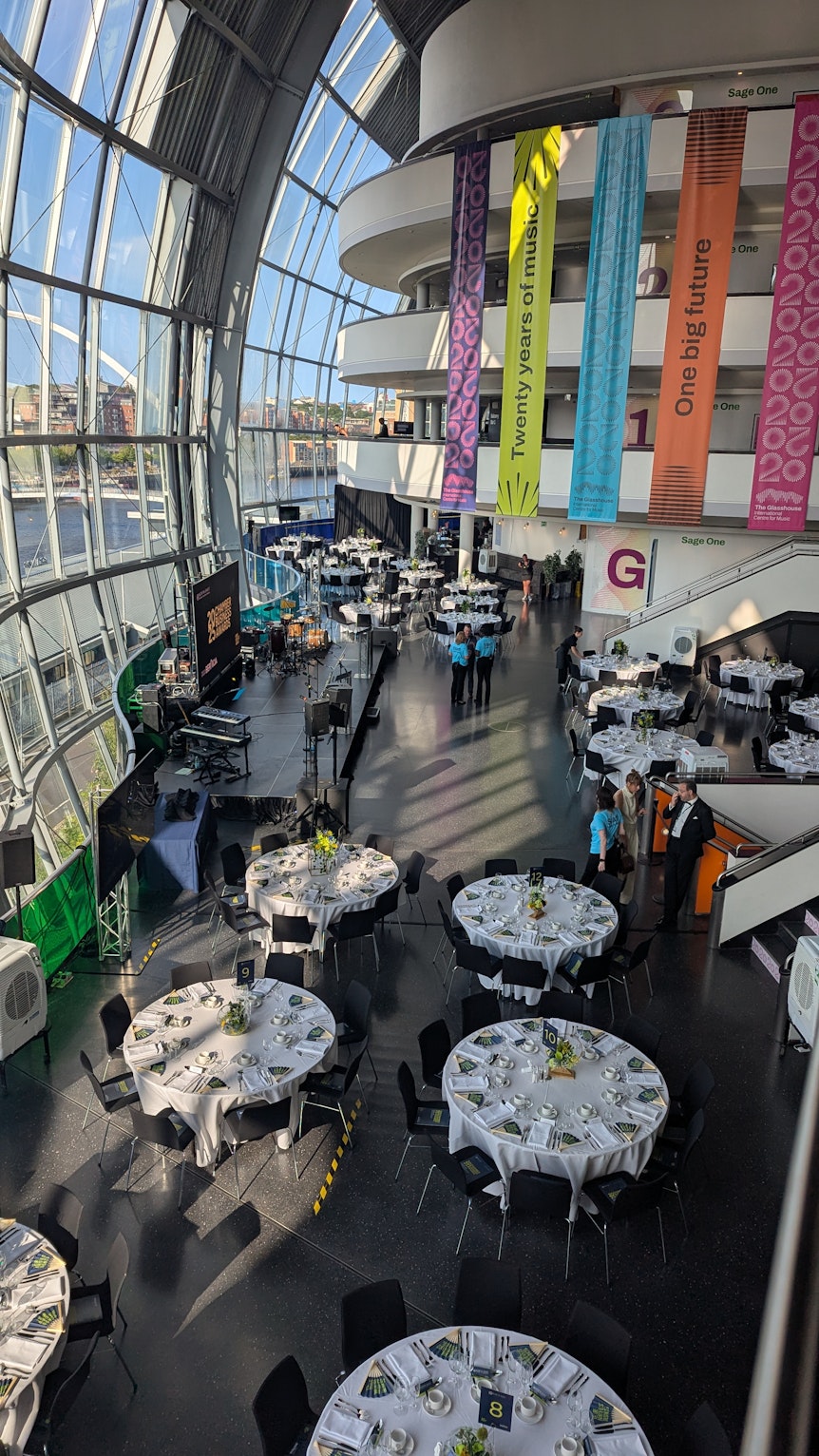 Erudus Out and About: Summer 2025 - Chamber Awards tables in venue Erudus Out and About: Summer 2025 - Chamber Awards tables in venue