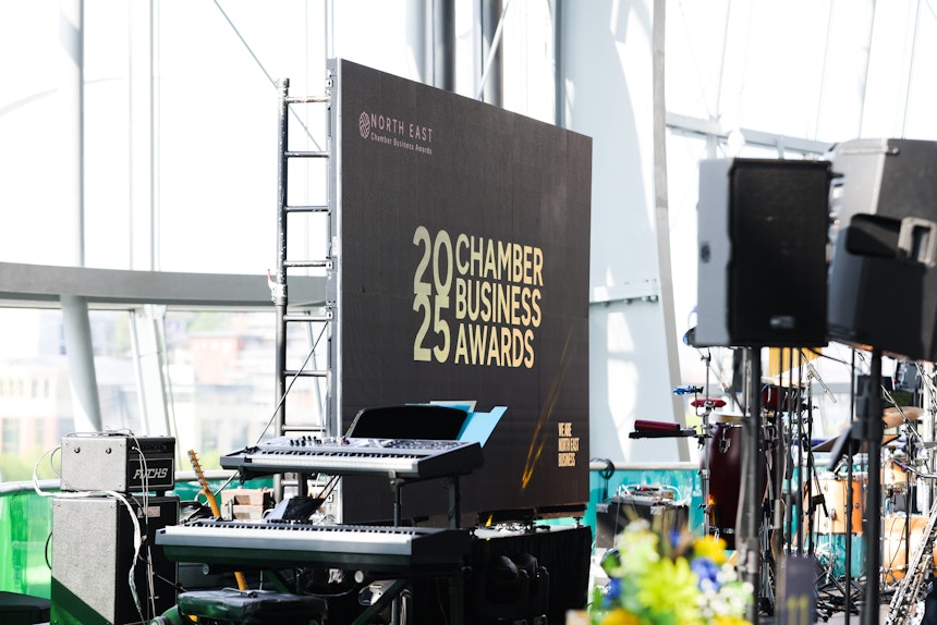 Erudus Out and About: Summer 2025 - Chamber Awards ceremony stage Erudus Out and About: Summer 2025 - Chamber Awards ceremony stage