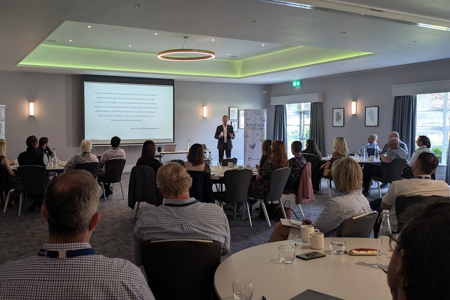 Erudus Out and About: Summer 2025 - Erudus User Forum, Philip Shelley keynote speech Erudus Out and About: Summer 2025 - Erudus User Forum, Philip Shelley keynote speech
