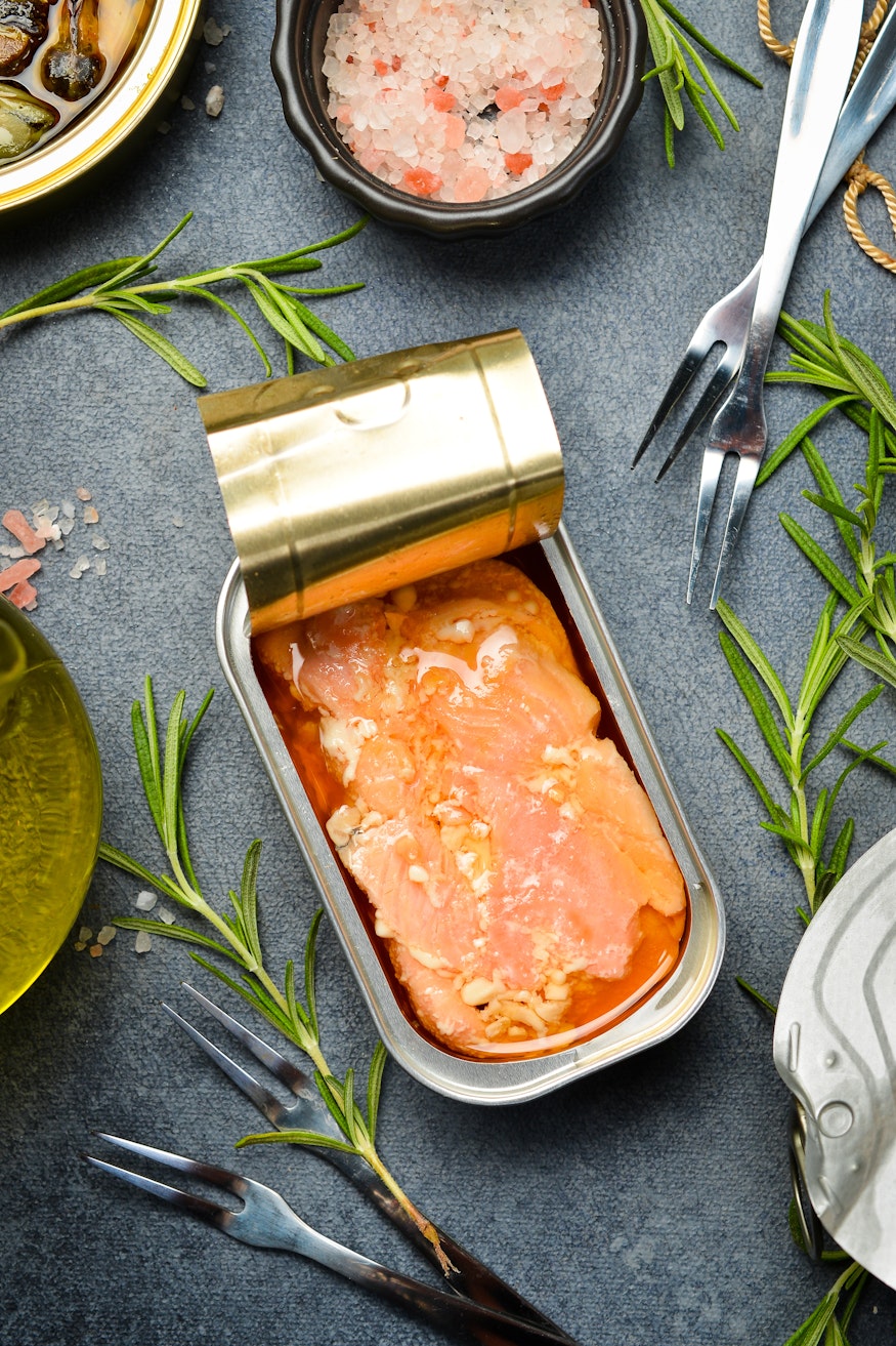 Best pub food - tinned salmon
