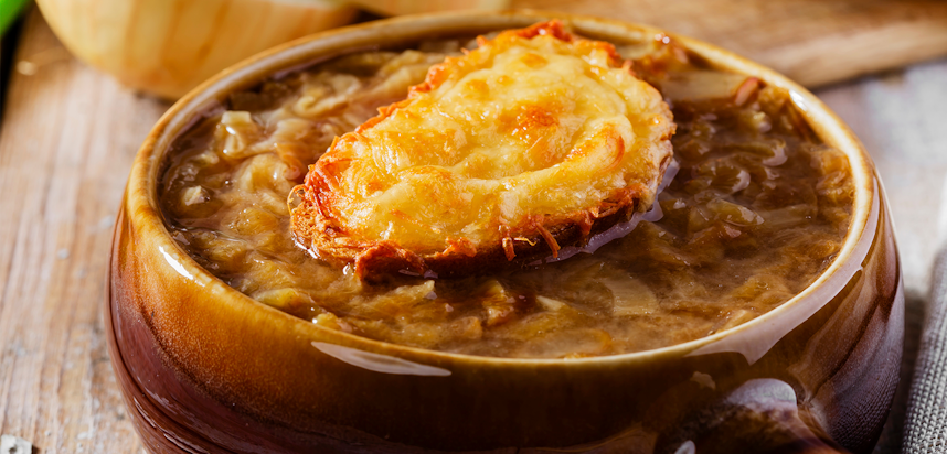 Best pub food - French onion soup
