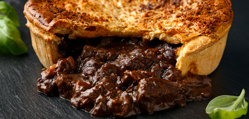 Best pub food - Steak & ale pie