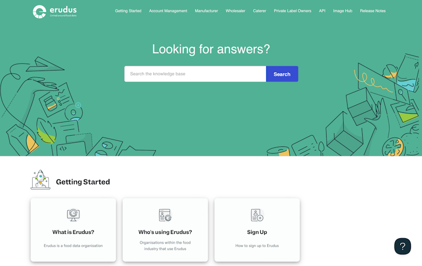 The hompage of the new Erudus Knowledge Base The hompage of the new Erudus Knowledge Base