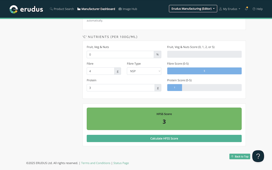 Erudus HFSS Calculator - Score 3 Erudus HFSS Calculator - Score 3