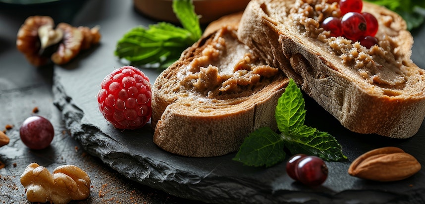 Festive canapé ideas - duck liver and plum pate bites