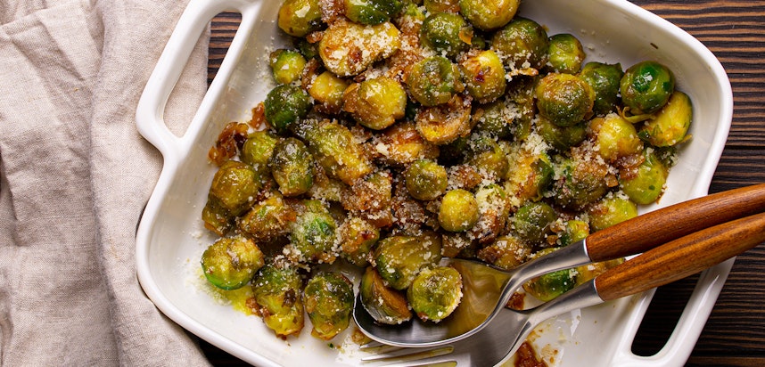 Festive canapé ideas - parmesan brussel sprouts Festive canapé ideas - parmesan brussel sprouts