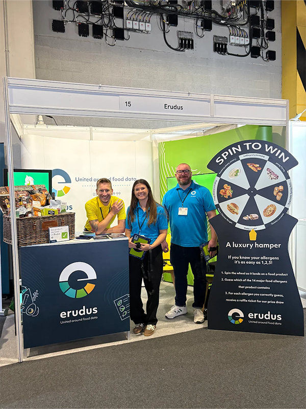 Erudus Out & About - Autumn - Erudus Team at the Booker Trade Show at Birmingham NEC Erudus Out & About - Autumn - Erudus Team at the Booker Trade Show at Birmingham NEC