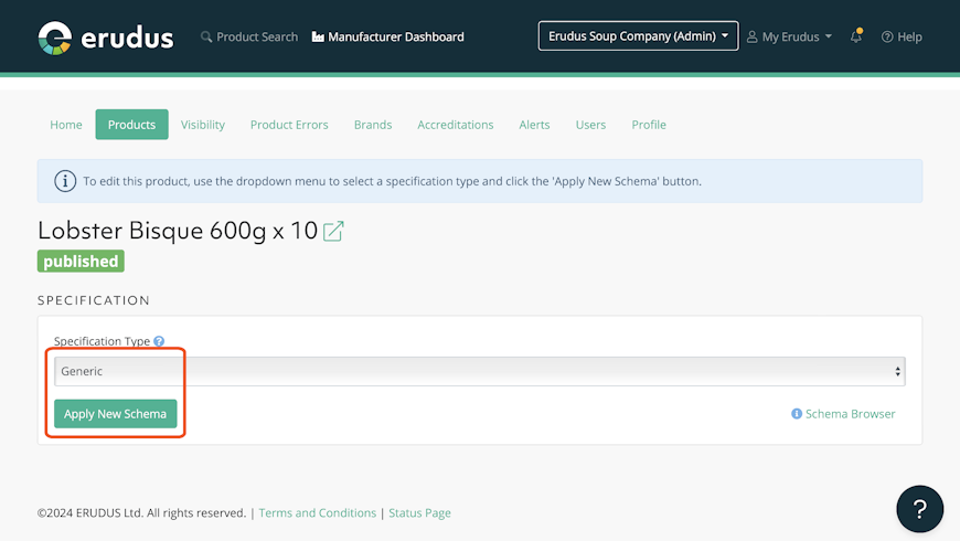 How to update a legacy specification in Erudus - Step 4 How to update a legacy specification in Erudus - Step 4