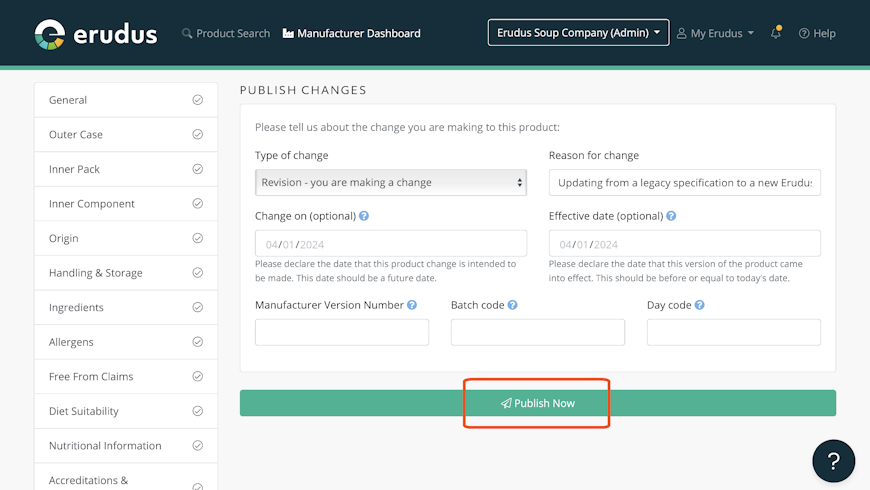 How to update a legacy specification in Erudus - Step 5 (2) How to update a legacy specification in Erudus - Step 5 (2)