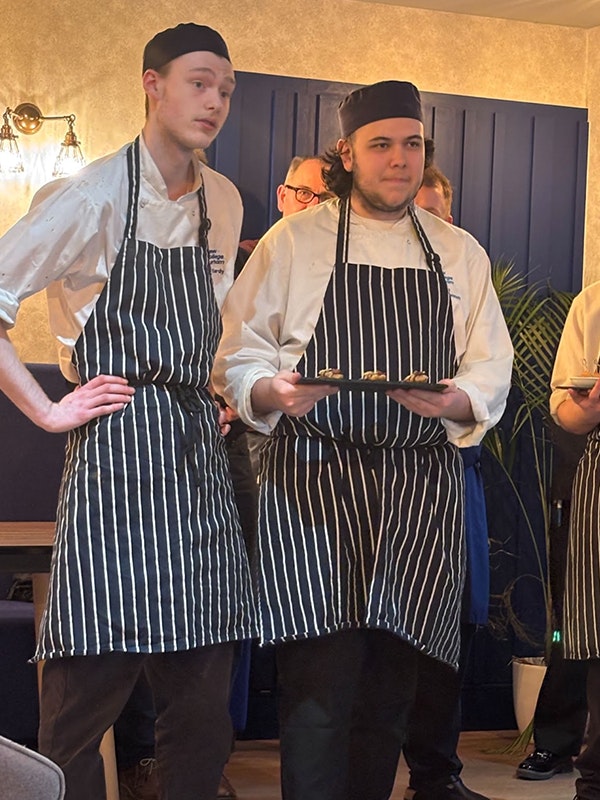 Erudus Out and About: Winter - Student chefs at FADNE Room With A View