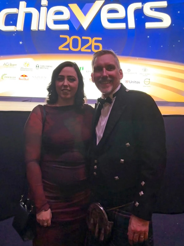 Erudus Out and About: Winter - SWA Achievers Awards - SWA CEO Colin Smith and Erudus's Bethany Erudus Out and About: Winter - SWA Achievers Awards - SWA CEO Colin Smith and Erudus's Bethany