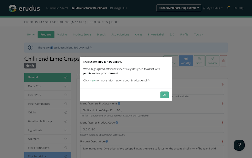 New Feature: Amplify - Amplify now activated