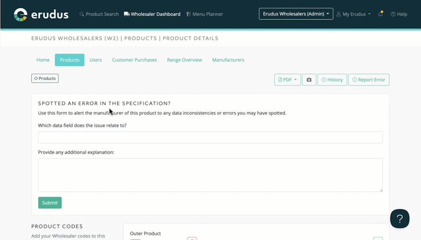 How to raise a product error - form to fill out How to raise a product error - form to fill out