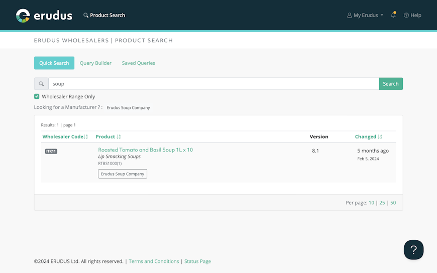 Using Quick Search and Query Builder 1