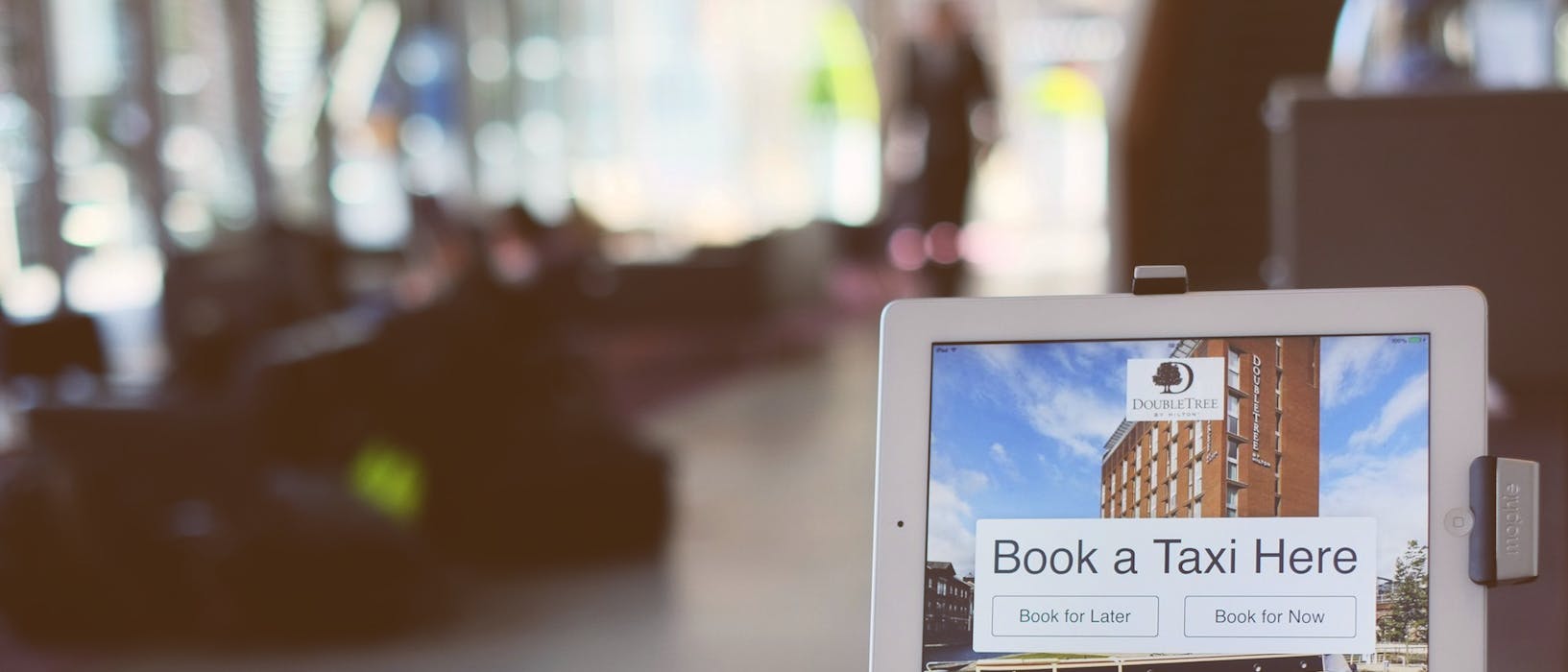 Hilton Doubletree Taxi Booking Kiosk