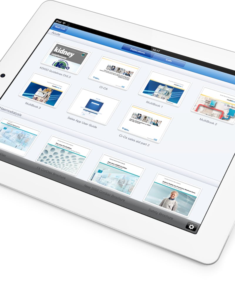 We delivered a paperless selling platform for a global pharma
