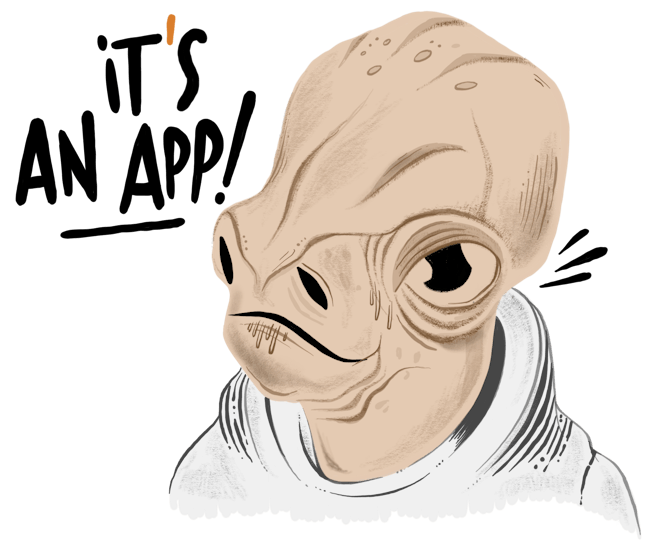 Admiral Ackbar by Emanuelle Ricci, Pocketworks Mobile Ltd