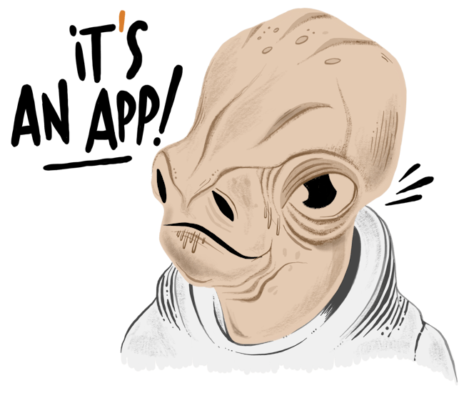 Admiral Ackbar by Emanuelle Ricci, Pocketworks Mobile Ltd