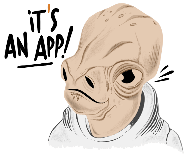 Admiral Ackbar by Emanuelle Ricci, Pocketworks Mobile Ltd