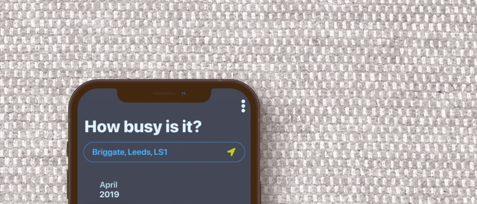 Busy: An app concept that shows how busy the high-street is