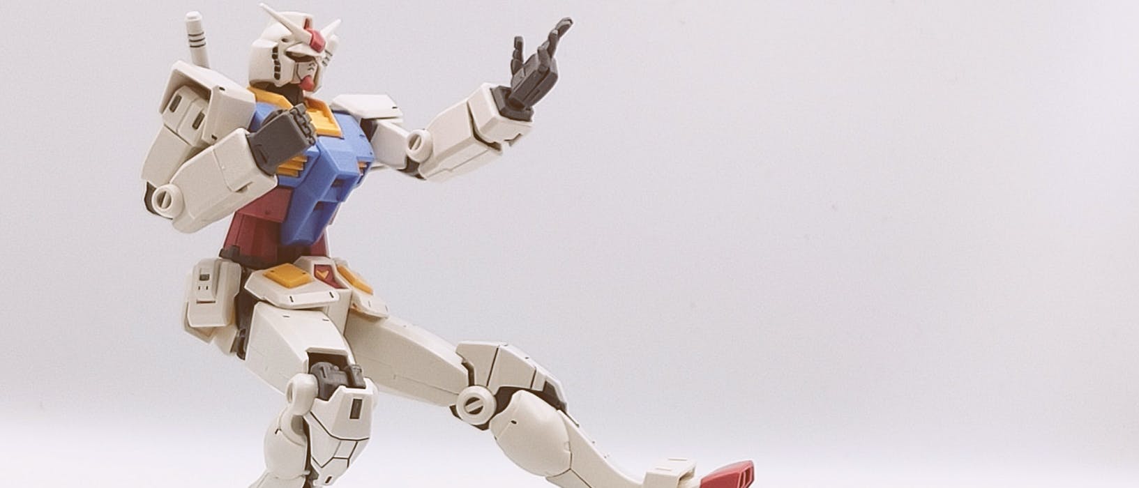 A robot on a white background