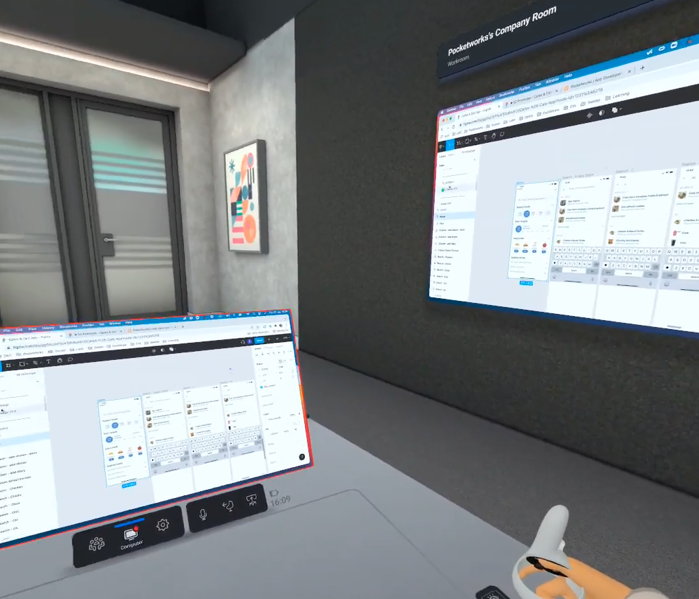 metaverse app design meeting
